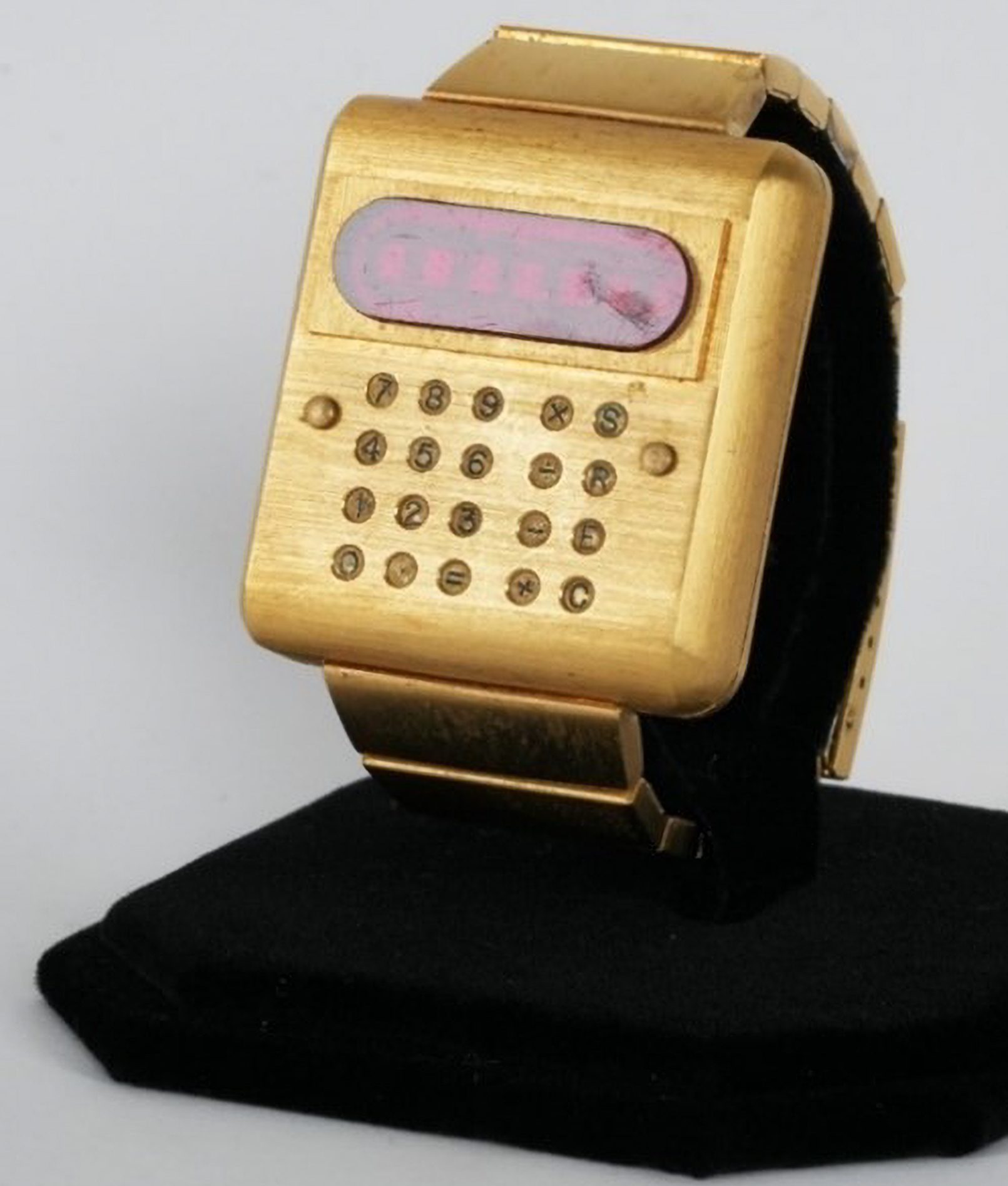 Working prototype watch/calculator that is now in the museum.